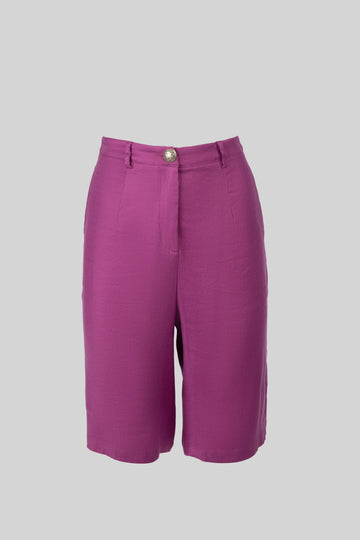 Tailored Radiance Bermuda in Magenta