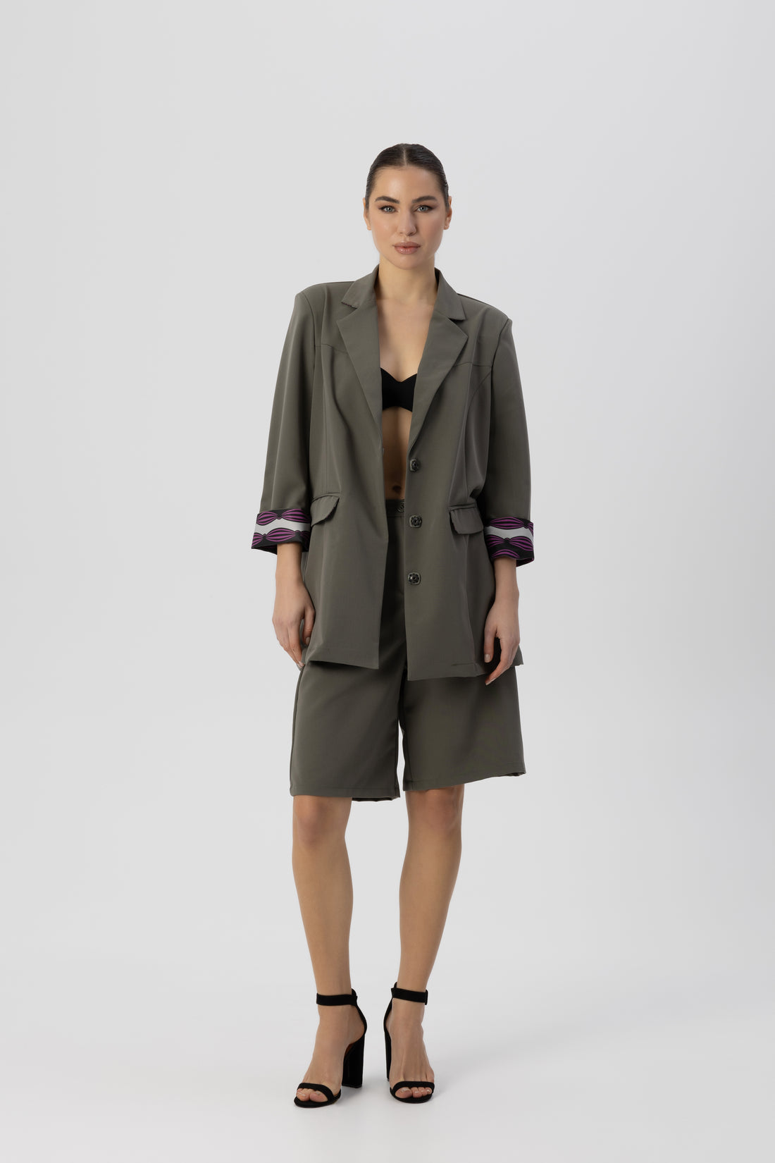 Bliss Blazer in Khaki