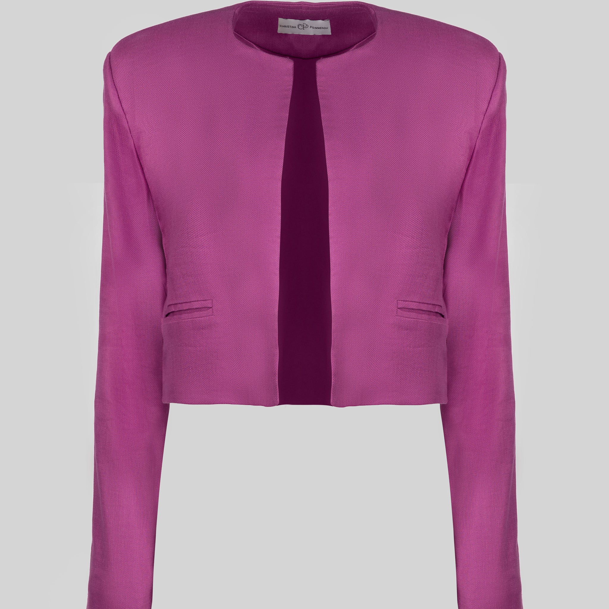 Tailored Radiance Spencer in Magenta