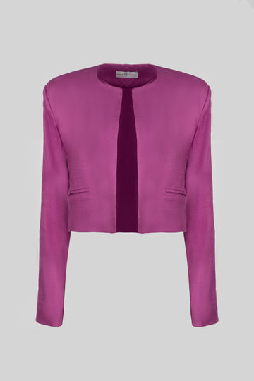 Tailored Radiance Spencer in Magenta